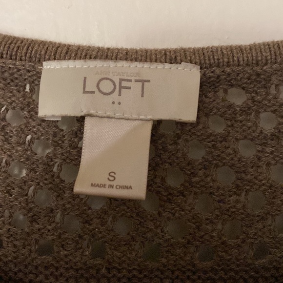 Loft brown sweater size: S - Picture 4 of 8